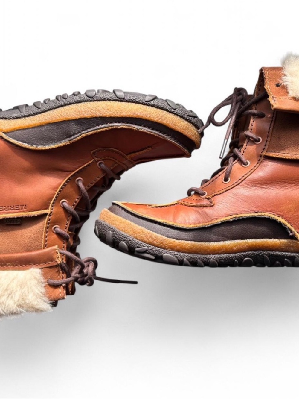 Merrell Women’s Winter Waterproof Insulated Faux Fur Boots size 7.5 - Picture 3 of 8